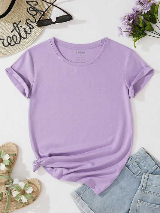 Lilac Round Neck