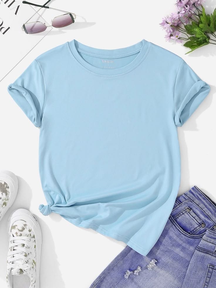 SkyBlue Round Neck