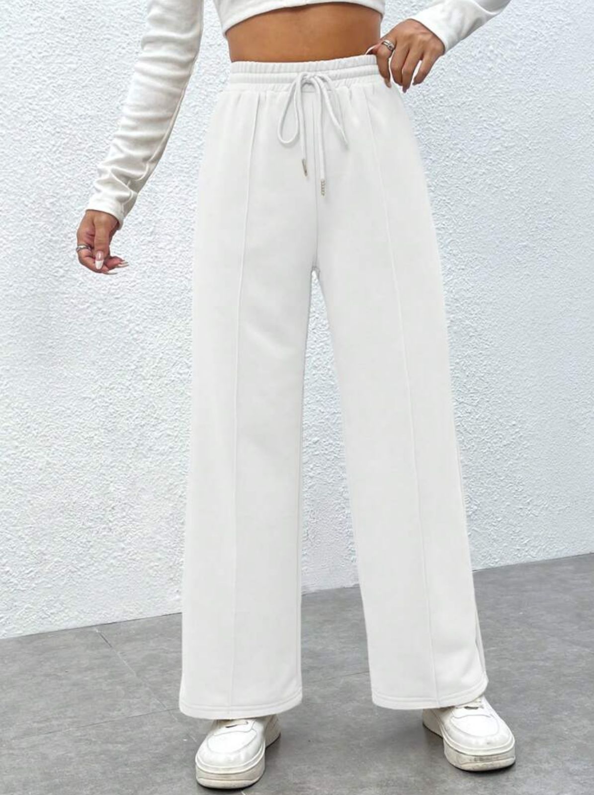 White Flapper Trouser